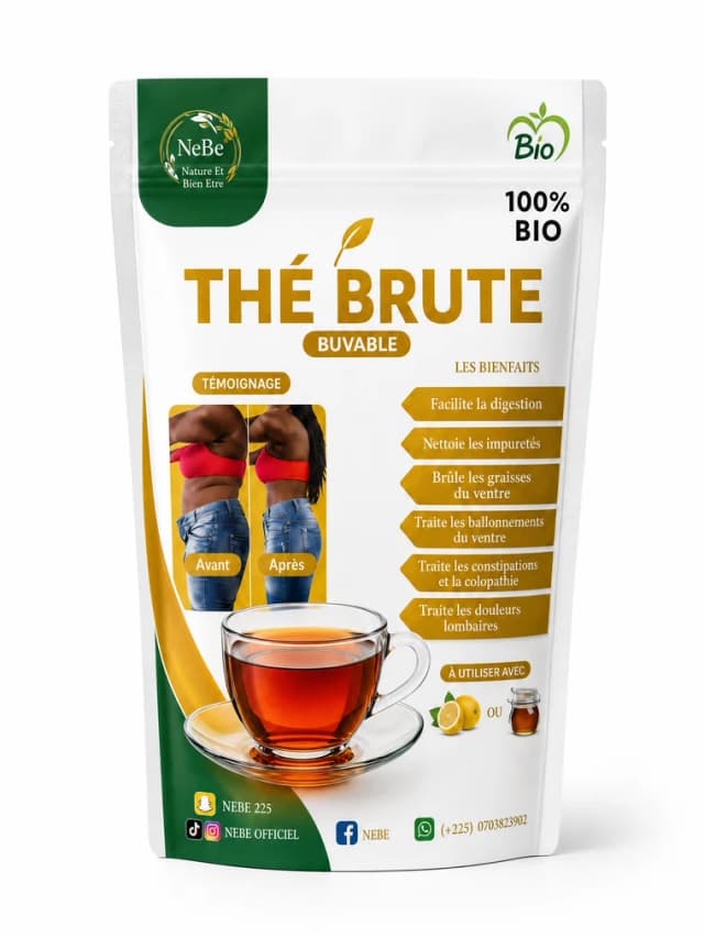 Thé Brute Ventre Plat